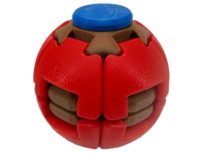 Дитячий антистрес "Spiner-Ball" SPIN-BALL-6(Red) розмір 55 см
