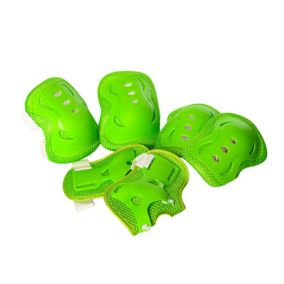 Дитячий набір захисту Bambi MS 0338 для колін ліктів запястків Зелений