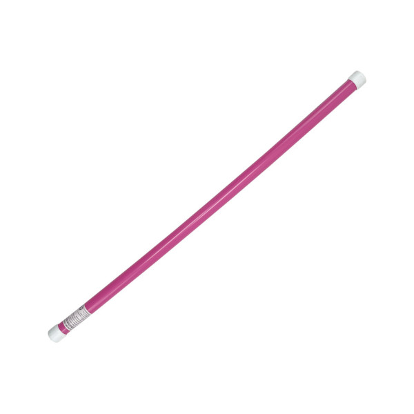 Палиця гімнастична тренувальна S0025 довжина 80 см d 20 мм Рожевий
