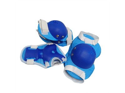 Комплект захисний дитячий MS 0032-2(Blue) наколінники налокітники зап'ястя