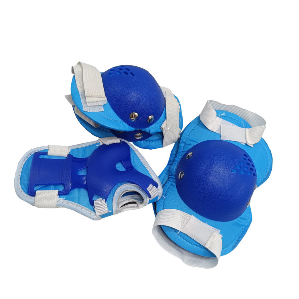 Комплект захисний дитячий MS 0032-2(Blue) наколінники налокітники запястя