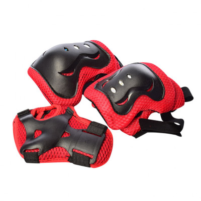 Дитячий захист MS 0338-1 для колін ліктів запясть Червоний