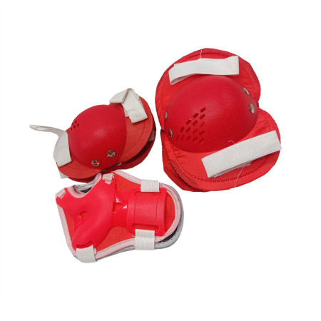 Комплект захисний дитячий MS 0032-2(Red) наколінники налокітники зап'ястя