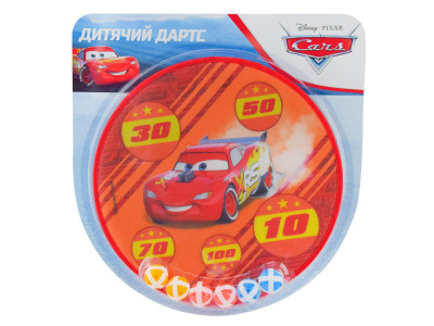 Дитячий дартс "Тачки" Bambi LD1023 з кульками на липучці