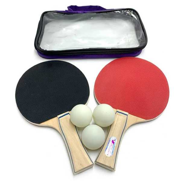 Набір для настільного тенісу "VITOR" NE-VT-5 (2 ракетки 3 кульки) Набір для настільного тенісу "VITOR" NE-VT-5 (2 ракетки 3 кульки)
