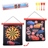 Дитячий магнітний дартс "Тачки" Bambi LD1025 двосторонній