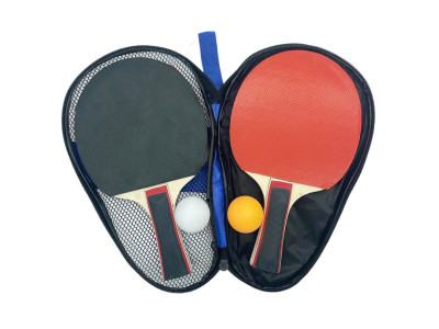 Набір для настільного тенісу KNG NE-VT-BK67 2 ракетки 2 кульки чохол