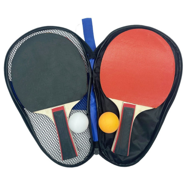 Набір для настільного тенісу KNG NE-VT-BK67 2 ракетки 2 кульки чохол