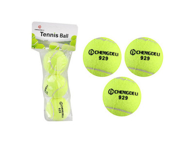 М'ячики для великого теннісу 929M, в наборі 3 штуки