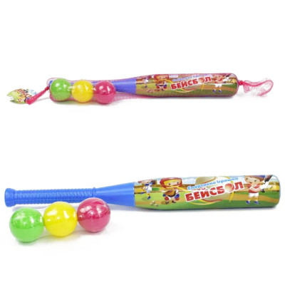 Дитячий ігровий набір для бейсболу 10130 3 мячика і біта