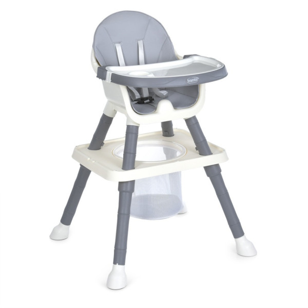 Дитячий стільчик для годування 2 в 1 M 6041 Gray Дитячий стільчик для годування 2 в 1 M 6041 Gray