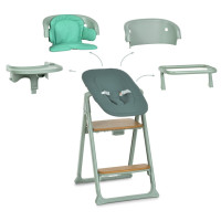 Дитячий стільчик для годування 4 в 1 GROWEE ME 1222 Sage Green Дитячий стільчик для годування 4 в 1 GROWEE ME 1222 Sage Green