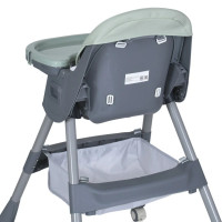 Стільчик для годування M 5722 Mint до 20 кг складаний 5-ти точковий екошкіра