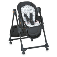 Стілець для годування ME 1037-B CRYSTAL Black Gold до 15 кг
