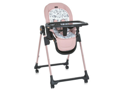 Стілець для годування ME 1037-B CRYSTAL Rose Gold до 15 кг