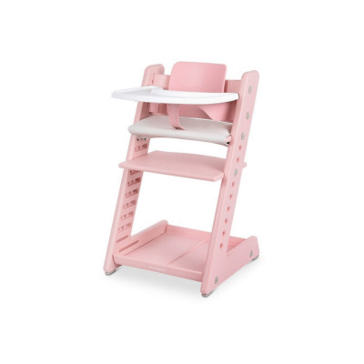 Стільчик для годування ME 1101 Pink багатоступеневий рожевий
