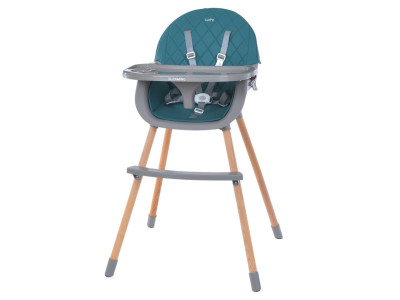 Стільчик для годування LUMI ME 1111 Teal екошкіра