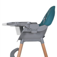 Стільчик для годування LUMI ME 1111 Teal екошкіра Стільчик для годування LUMI ME 1111 Teal екошкіра