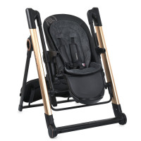 Стільчик-гойдалка для годування ME 1102 DEBUT Posh Black
