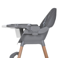 Стільчик для годування LUMI ME 1111 Gray екошкіра Стільчик для годування LUMI ME 1111 Gray екошкіра