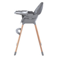 Стільчик для годування LUMI ME 1111 Gray екошкіра Стільчик для годування LUMI ME 1111 Gray екошкіра