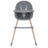 Стільчик для годування LUMI ME 1111 Gray екошкіра