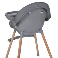 Стільчик для годування LUMI ME 1111 Gray екошкіра Стільчик для годування LUMI ME 1111 Gray екошкіра