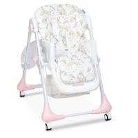 Стільчик для годування Bambi M 3233 Unicorn Pink