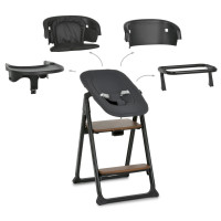 Дитячий стільчик для годування 4 в 1 GROWEE ME 1222 Black