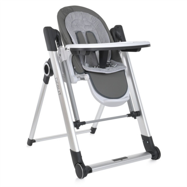 Стільчик-гойдалка для годування ME 1102 DEBUT Serious Gray