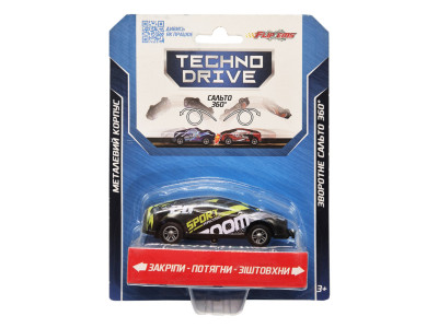 Ігрова машинка Крутий переворот Flipems TechnoDrive 1312-6 переворот на 360°