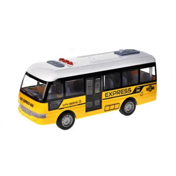 Дитячий інерційний автобус YM-9907F(Yellow) 19х65х8 см Дитячий інерційний автобус YM-9907F(Yellow) 19х65х8 см