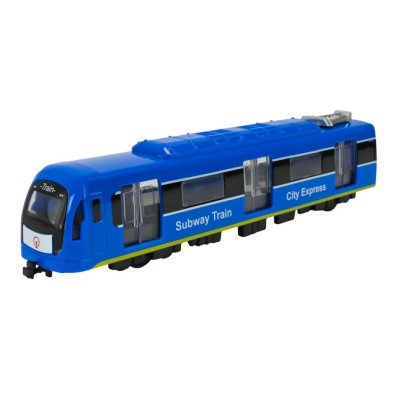 Дитячий ігровий потяг 731-27K(Blue) блакитний світиться 23х4х5 см