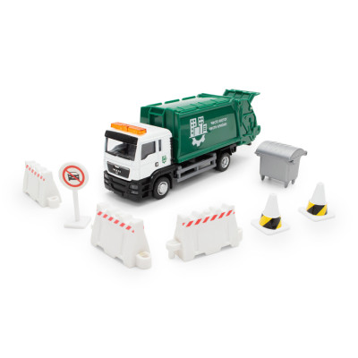Ігровий набір "Сміттєвоз Мan" 250431U з аксесуарами масштаб 1:64