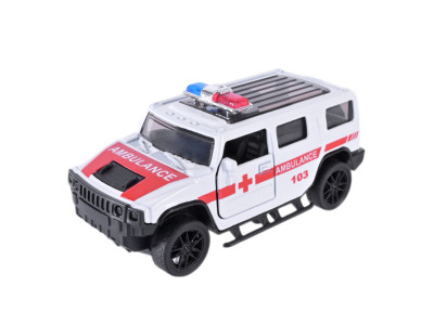 Машинка інерційна Ambulance AP4388-3 масштаб 1:43