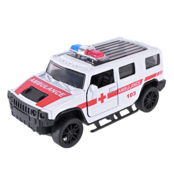 Машинка інерційна Ambulance AP4388-3 масштаб 1:43