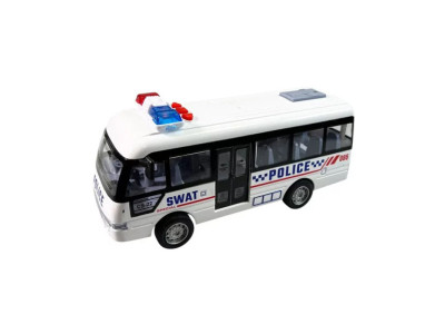 Дитячий інерційний автобус YM-9906F(White) 19х65х8 см