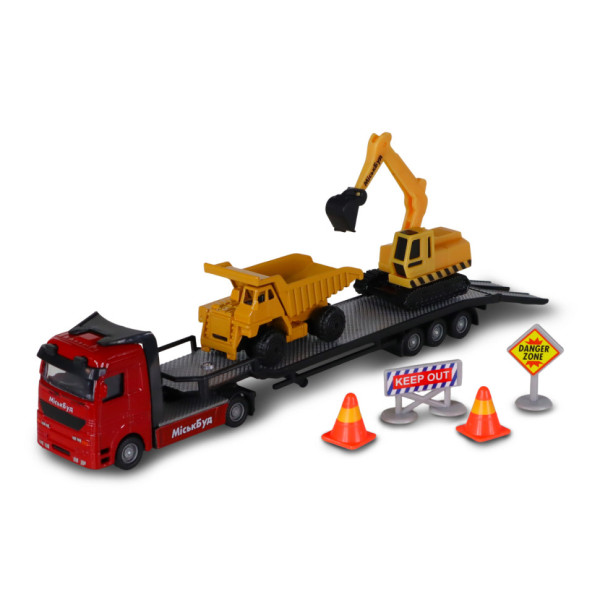 Ігровий набір Автоперевізник TechnoDrive 541757.270 самоскид екскаватор