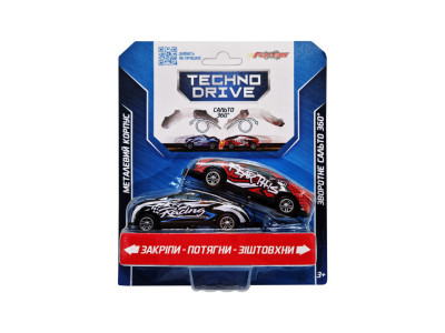 Набір ігрових машинок "Крутий переворот" Flipems TechnoDrive 1311 2 машинки Вид 3