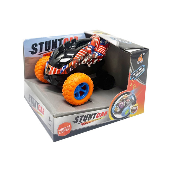 Дитяча трюкова машинка FL-20610C(Orange) інерційна 11 см оберт на 360° Дитяча трюкова машинка FL-20610C(Orange) інерційна 11 см оберт на 360°