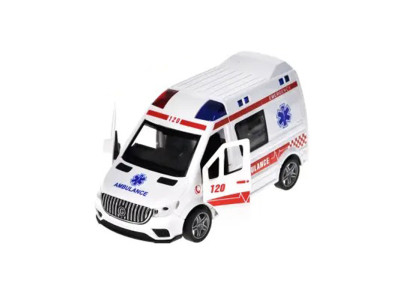 Дитяча інерційна машинка "Швидка допомога" YM-9930F(Ambulance) звукові ефекти Дитяча інерційна машинка "Швидка допомога" YM-9930F(Ambulance) звукові ефекти