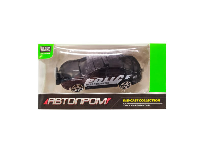 Дитяча металева машинка АвтоПром 7629 масштаб 1:64 Police Седан