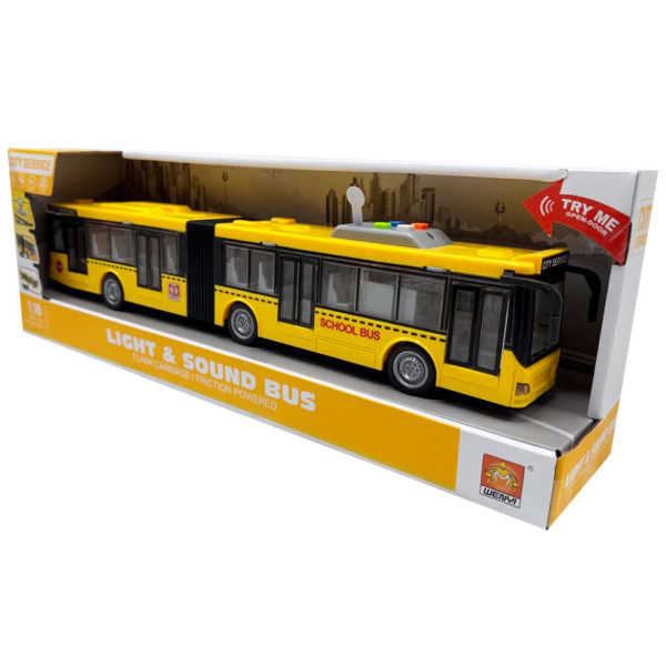 Дитячий іграшковий Автобус WY913A світлові та звукові ефекти Дитячий іграшковий Автобус WY913A світлові та звукові ефекти