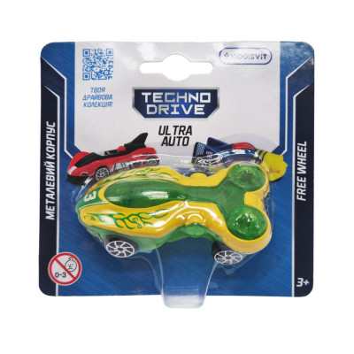 Ігрова міні-машинка Ultra Auto TechnoDrive 250321W-4 металевий корпус