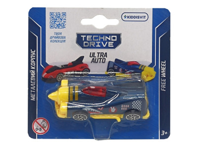 Ігрова міні-машинка Ultra Auto TechnoDrive 250321W-11 металевий корпус