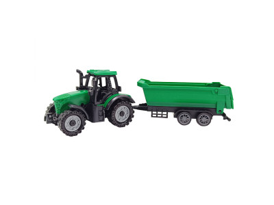 Дитячий іграшковий трактор з причепом 5279-92BD(Dark-Green-1)