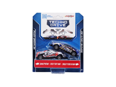 Набір ігрових машинок "Крутий переворот" Flipems TechnoDrive 1311 2 машинки Вид 4
