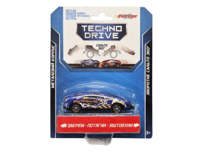 Ігрова машинка Крутий переворот Flipems TechnoDrive 1312-2 переворот на 360°