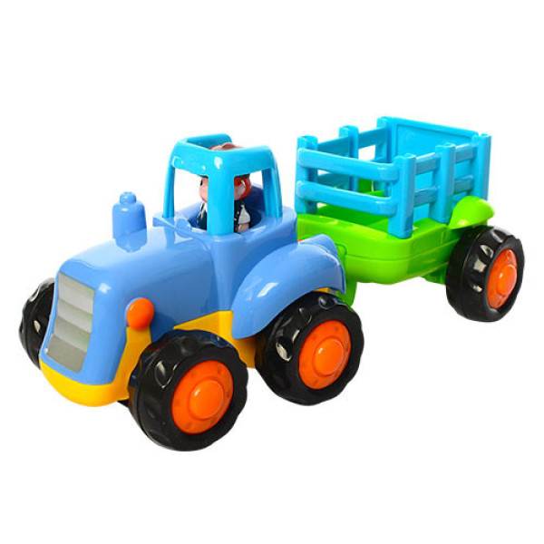 Дитяча машинка Спецтехніка 326AB 2 види Трактор з причепом Дитяча машинка Спецтехніка 326AB 2 види Трактор з причепом