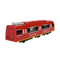Дитячий ігровий потяг 731-27K(Red) червоний світиться 23х4х5 см Дитячий ігровий потяг 731-27K(Red) червоний світиться 23х4х5 см